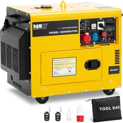 Stromgenerator Diesel-Stromgenerator 16 l 240/400 V 5000 W AVR