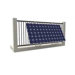 Structure en aluminium pour un système photovoltaïque de balcon