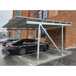 Struktura fotovoltaického carportu 2 aut/míst