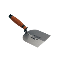 Stucco trowel, spring steel, cork handle, 120 mm TOTEN