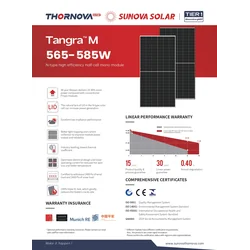 Sunova päikeseenergia SS-550-72MDH