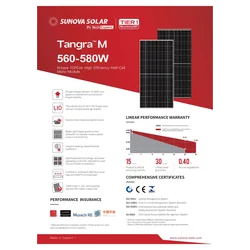 Sunova Solar SS-580-72MDH(T)