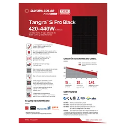 Sunova Tangra S Pro 410-430W SS-BG425-54MDH(T) Helsvart