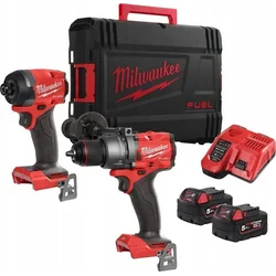 Súprava elektrického náradia Milwaukee Milwaukee Akumuliatorinis įrankių kompl.M18 FPP2A3-502X (M18FPD3, M18FID3) 18V 2x5,0Ah