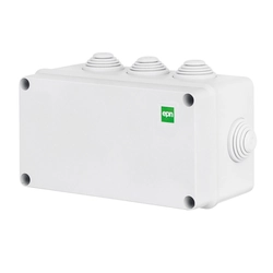 Surface-mounted box 156x95x68 with 8 glands IP55 INDUSTRIAL