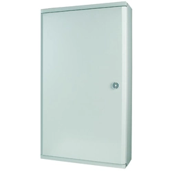 Surface-mounted metal distribution board, IP30, with equipment for 144 modules BP-O-600/10-C