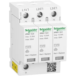 Surge arrester iPRD1 12.5R-T12-3 3-biegunowy Type 1+2 (class B+C)