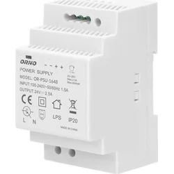 Sursă de alimentare pe șină DIN Orno 24VDC 2,5A 60W OR-PSU-1648