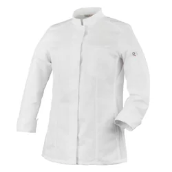 Sweat de chef à manches longues Elbax, taille blanc. L