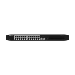 Switch 24 portas PoE+, 2 portas SFP, Gigabit, gerenciamento de nuvem - Ruijie RG-ES226GC-P