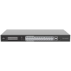 Switch 24 ports PoE, 1 port Gigaethernet, 1 port Combo - UNV NSW2020-24T1GT1GC-POE-IN