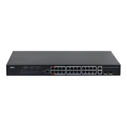 Switch avec 24 ports Gigabit PoE, 2 ports Gigabit Dahua PFS4226-24GT-370