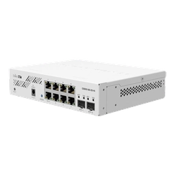 Switch inteligente em nuvem, 8 x Gigabit, 2 x SFP+ 10Gbps - Mikrotik CSS610-8G-2S+IN