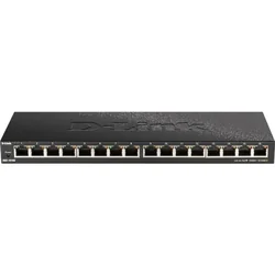 Switch med 16-portar 32 Gbps 8000 MAC D-Link - DGS-1016S