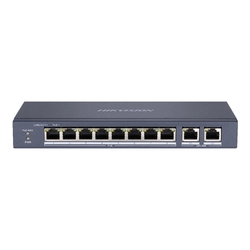 SWITCHSkytkin 8 portteja PoE'2 uplink-portteja RJ45 Gigabit - HIKVISION DS-3E0310P-E-M