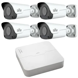 System nadzoru Uniview 4 Kamery IP 4MP IR 30m NVR 4K 4 kanały 8MP