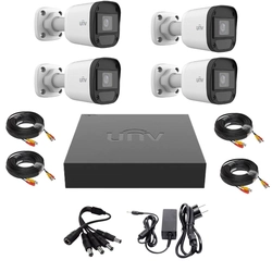 Système de surveillance Uniview, 4 2 Caméras mégapixels, DVR hybride 20M, infrarouge avec 4 canaux 2MP, Accessoires