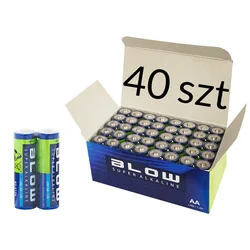 SZUPER ALKALINE AA elem fúvása LR6 40 db