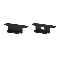 T-LED A pair of P6-2 black profile ends Variant: A pair of P6-2 black profile ends