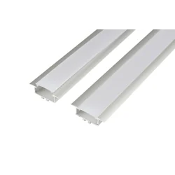 T-LED LED-profiil V7 sisseehitatud Variantide valik: Profiil ilma katteta 2m