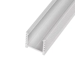 T-LED LED-Profil N12 - Wandmontage Optionsauswahl: Profil ohne Abdeckung 1m