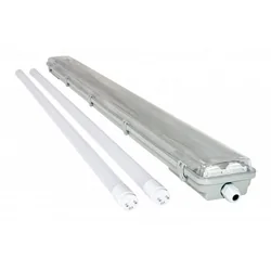 T-LED LED-toru valgus 2x18 W, 5000 lm, 120 cm, IP65 - 130lm/w Valguse värvus: külm valge