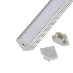 T-LED Profila gals R4 Variantu izvēle: Ar caurumu