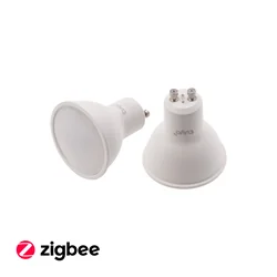 T-LED SMART LED izzó GU10 Zigbee RGBCCT ZB5W Változat: RGB + meleg fehér, Fény_szín: RGBCCT