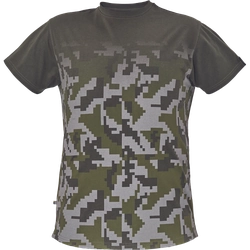 T-shirt NEURUM oliva scuro M