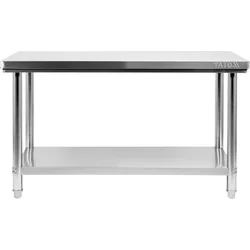 TABLE CENTRALE PLIABLE AVEC ÉTAGÈRE 1600×600×H850 YATO | YG-09005