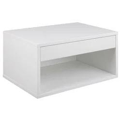 Table de chevet Cholet, blanche