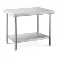 Table de travail en acier inoxydable -100 X 70 cm - capacité de levage 190 kg - ROYAL CATERING ROYAL CATERING 10012553 RCAT-100/70-P