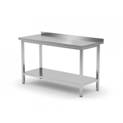 Table murale avec étagère 1200 x 700 x 850 mm POLGAST 103127 103127