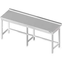 Table murale sans étagère 2400x700x850 mm soudée