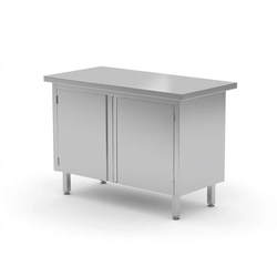 Table passe-plat centrale avec porte battante 1100 x 600 x 850 mm POLGAST 128116P 128116P