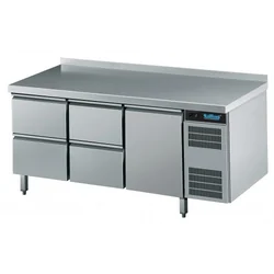 Table réfrigérante GN 1/1 4 tiroirs 1 portes KT Profondeur 700mm Rilling AKT EK731 1601-2/2/1