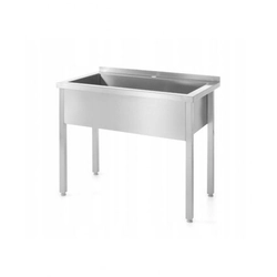 Table with a single-chamber pool - welded 800x700x(H)850 HENDI 812853 812853