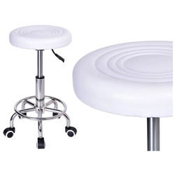 Tabouret cosmétique KB-Monza blanc