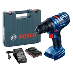 Taladro atornillador a batería Bosch GSR 180-LI con mandril 18 V | 21 Nm/54 Nm | escobilla de carbón | 2 x 2 Ah batería + cargador | en una maleta