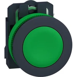 Tasto piatto in plastica Schneider Electric Harmony XB5. verde fi30 ritorno automatico non contrassegnato 1Z XB5FA31