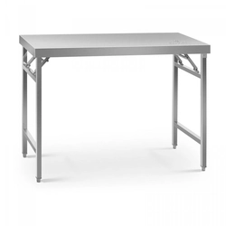 Tavolo da lavoro pieghevole - 120 x 60 cm - 210 kg ROYAL CATERING 10011482 RCAT-120/60KE