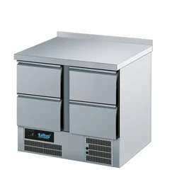 Tavolo refrigerante GN 1/1 Serie 95 4 Rivellazione cassetti AKT T0795 4CEV