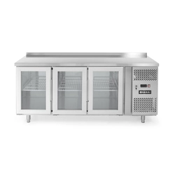 Tavolo refrigerato 3-drzwiowy smaltato con piano di lavoro 180cm - Hendi 233436