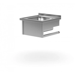 Tavolo sospeso con lavabo 600 x 600 x 300 mm POLGAST 211066-WI 211066-WI