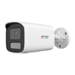 Telecamera IP Hikvision 2MP, ColorVu, IR 50m, Luce bianca 50m, Microfono, PoE, IP67, obiettivo fisso 4mm - DS-2CD1T27G2H-LIU(4mm)