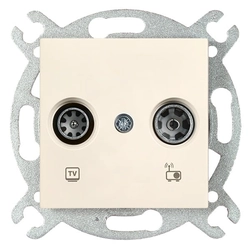 Terminal RTV socket Viko Panasonic Karre cream