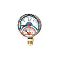 Termomanometri TM 0-120°C, 0-6 bar, alempi IVAR