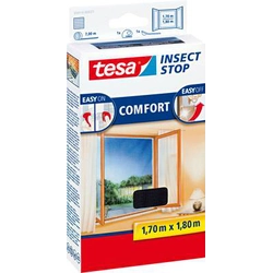 Tesa Insect Stop Comfort akna sääsevõrk, 170 x 180 cm, antratsiit