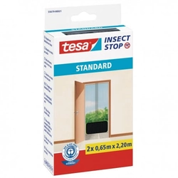 Tesa Insect Stop Zanzariera per porta Standard, 2x65x220 cm, antracite