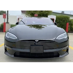 Tesla Model S — Chrome Strips Chrome Grill Dummy Bufer Tuning